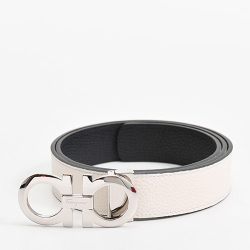 페라가모 754210 간치니 양면벨트(아이보리+네이비) 675542 754210