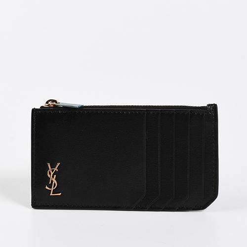 생로랑 629899 골드로고 카드지갑(블랙) 629899 02G0W 1000