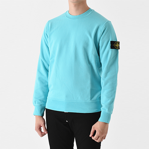 스톤아일랜드 63051 플리스 맨투맨(아쿠아블루) 101563051 V0042