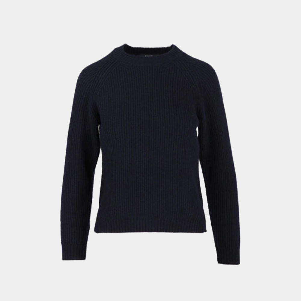 당일배송막스마라 여성 ADORNO 크루넥 래글런울 얀 네이비 니트 53661413600 008